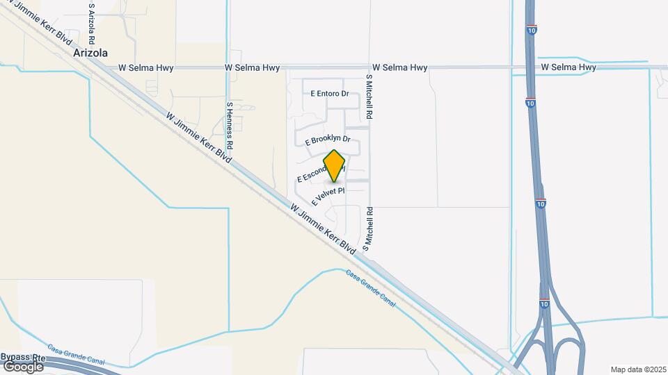 2052 E Velvet Pl Map and Location Details