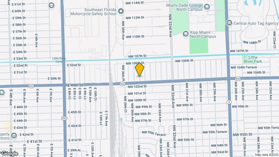 10302 NW 35th Ct Map and Location Details