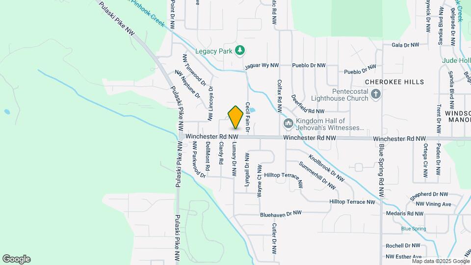 3014 Winchester Rd NW Map and Location Details