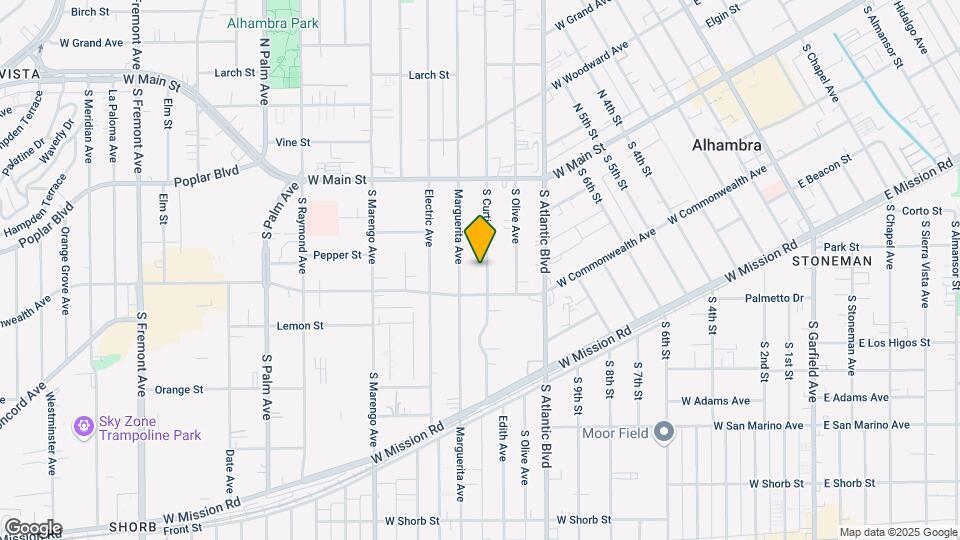 225 S Curtis Ave Map and Location Details