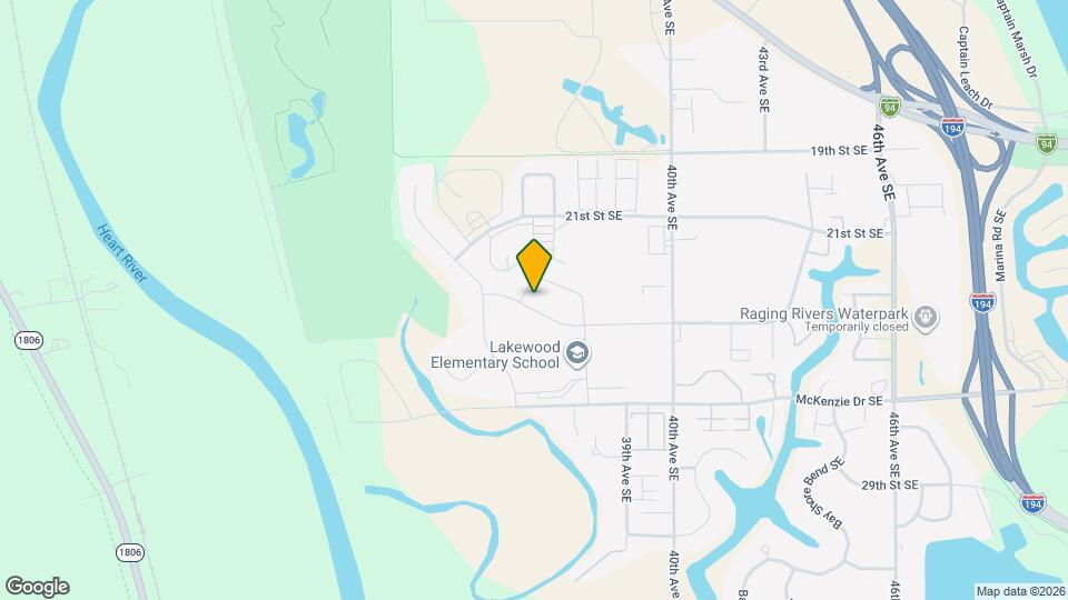 3608 24th St SE Map and Location Details