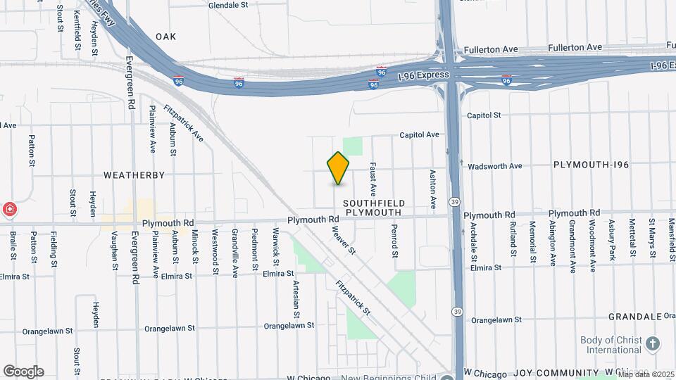 11682 Glastonbury Ave Map and Location Details
