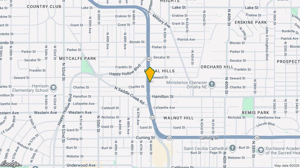 4562 Charles St Map and Location Details