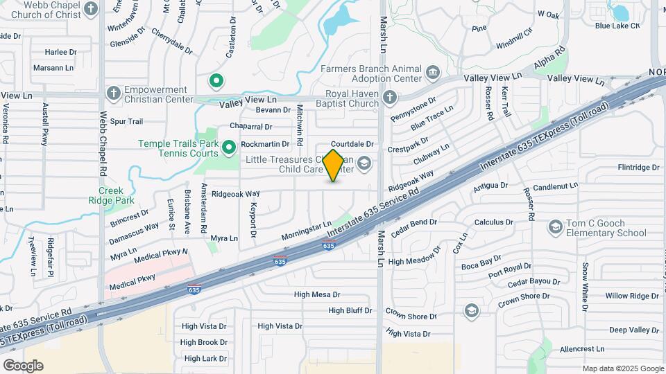 3547 Ridgeoak Way Map and Location Details