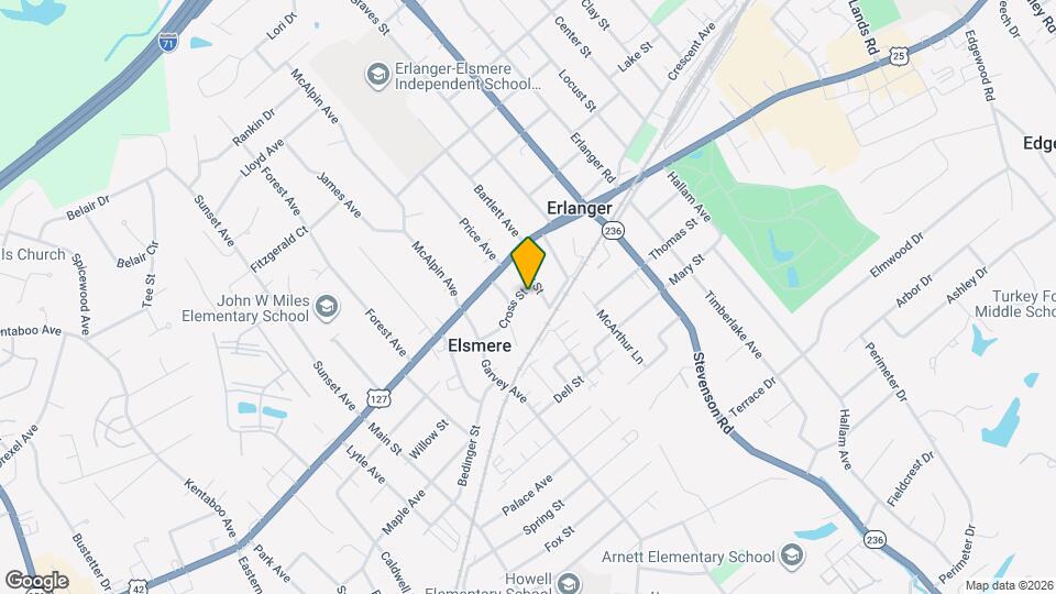 217 Cross St, Unit G Mapa y Detalles de la Ubicación