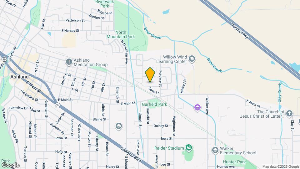 1233 Orchid St Map and Location Details