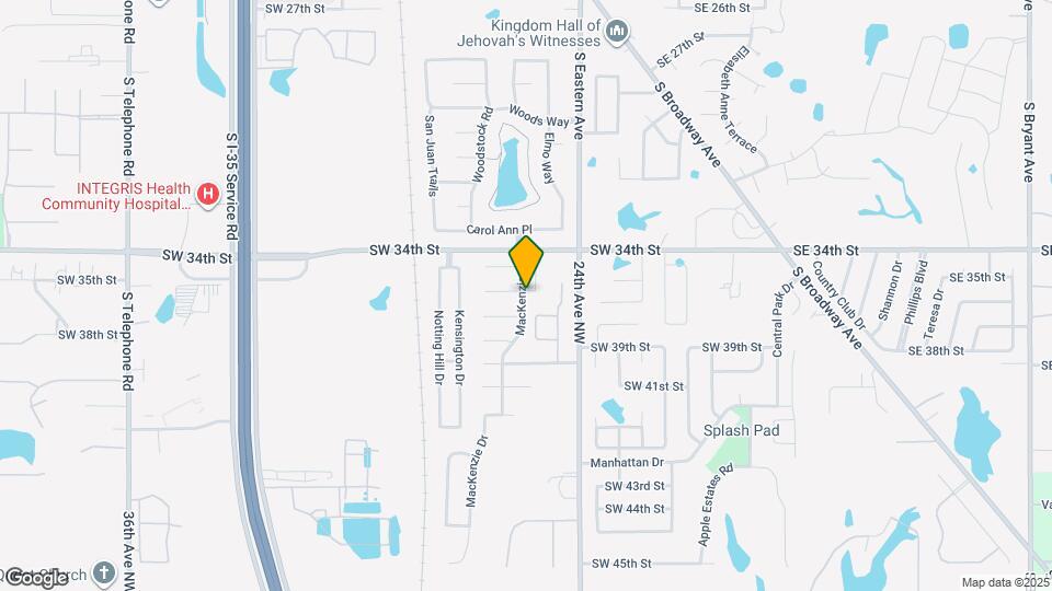 810 SW 36th St Map and Location Details