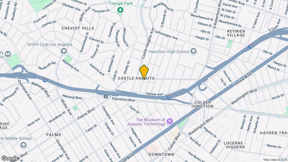 3300 S Beverly Dr Map and Location Details