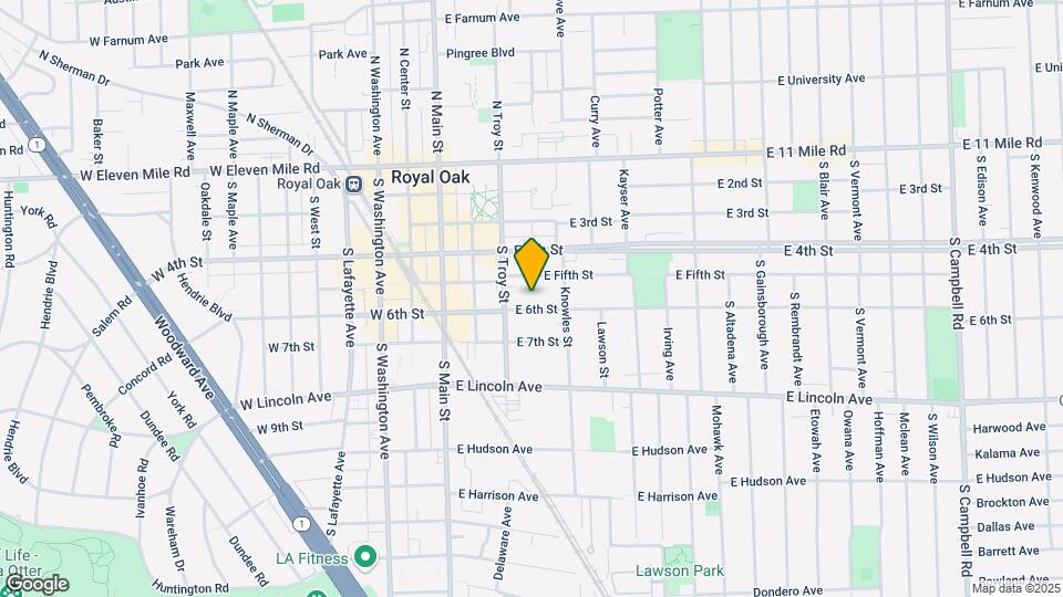 325 E 6th St Map and Location Details