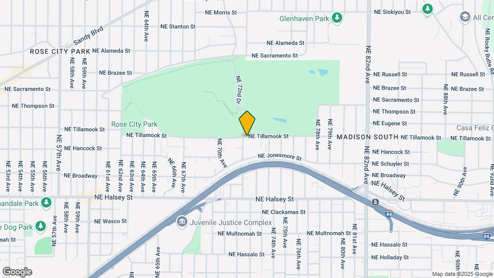 7212 NE Tillamook St Map and Location Details