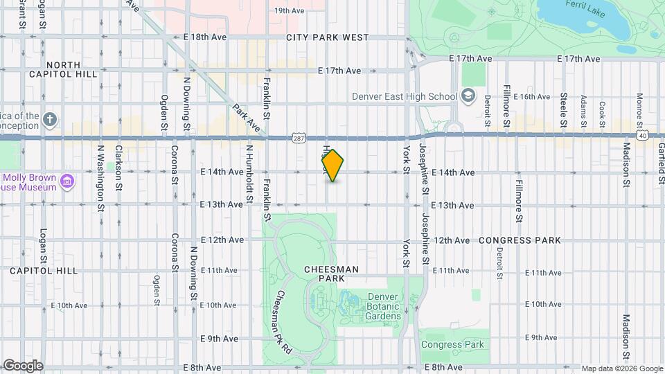 Cheesman High Mapa y Detalles de la Ubicación