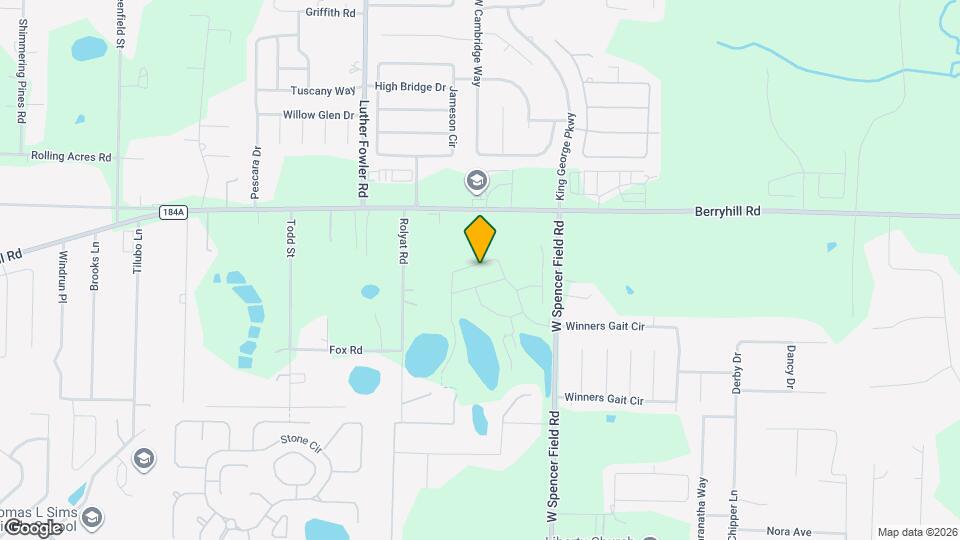 5796 Danbury Blvd Map and Location Details