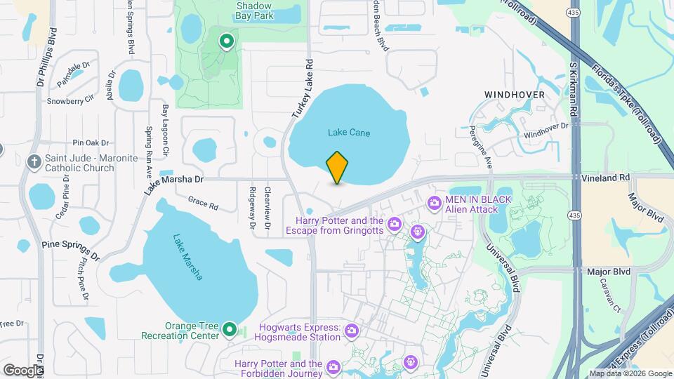 6617 Lake Cane Dr Map and Location Details