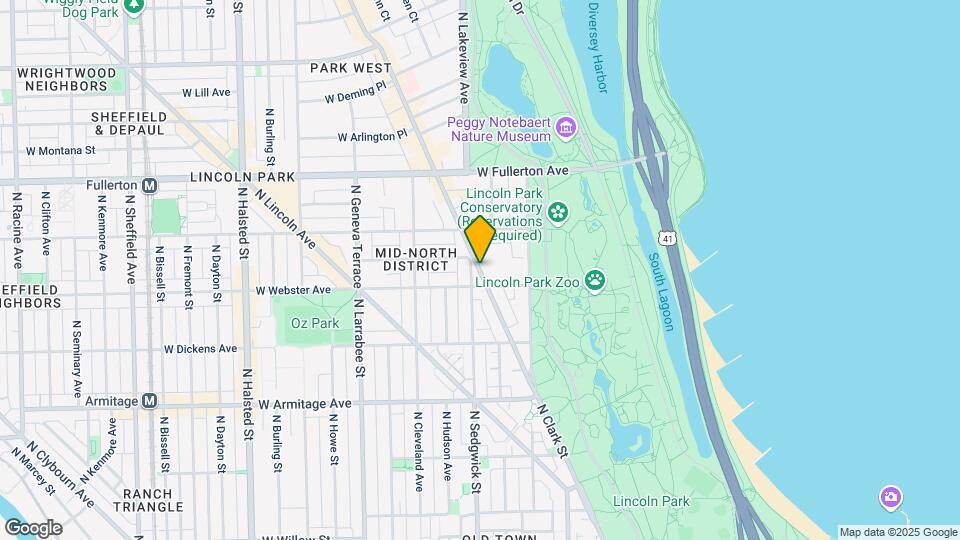 2202 N Clark St Map and Location Details