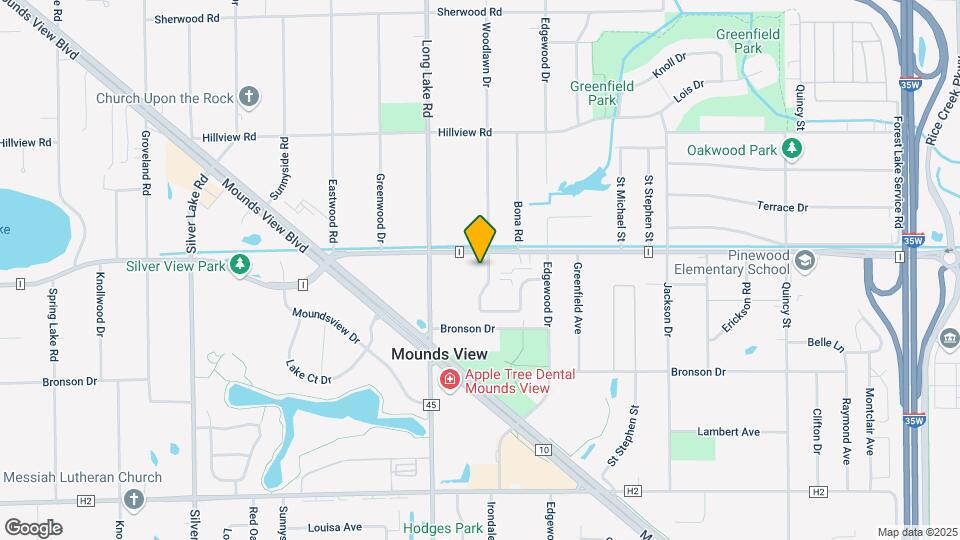 7666 Woodlawn Dr Map and Location Details