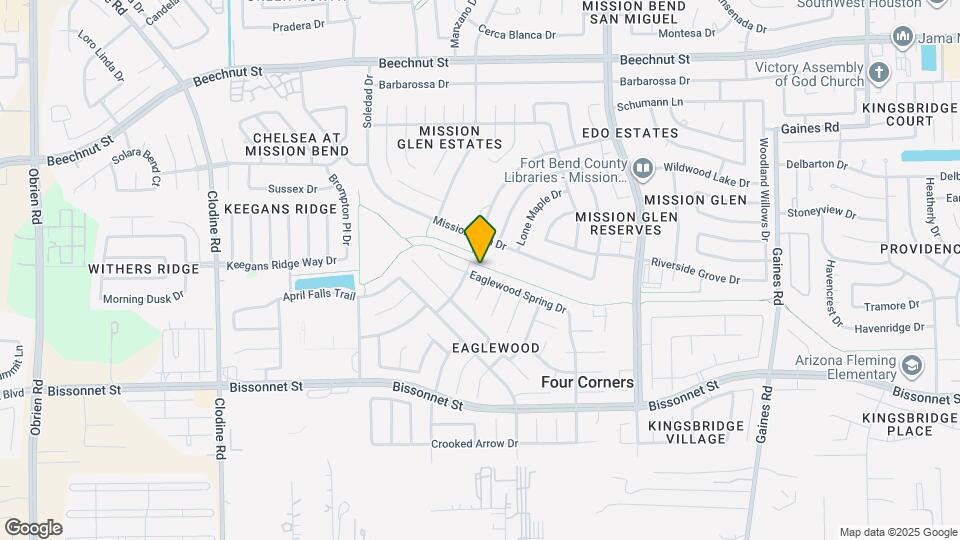 9311 Eaglewood Spring Dr Map and Location Details