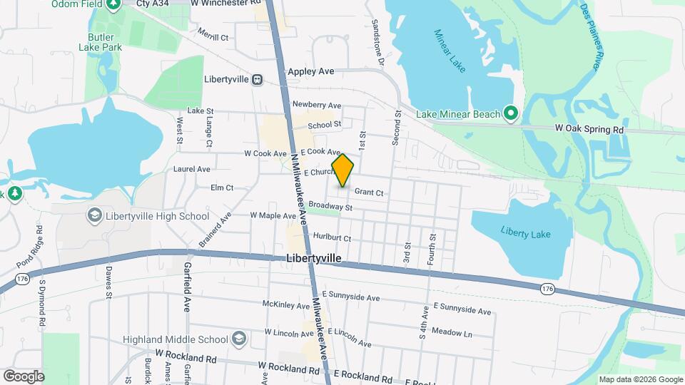 319 1/2 1st St, Unit Apartment Map and Location Details