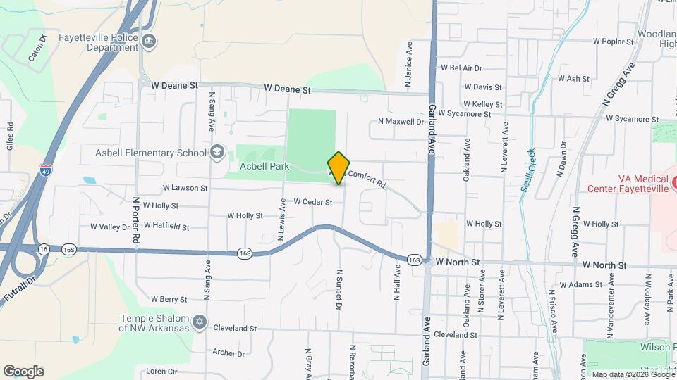 1351 N Stephens Ave Map and Location Details