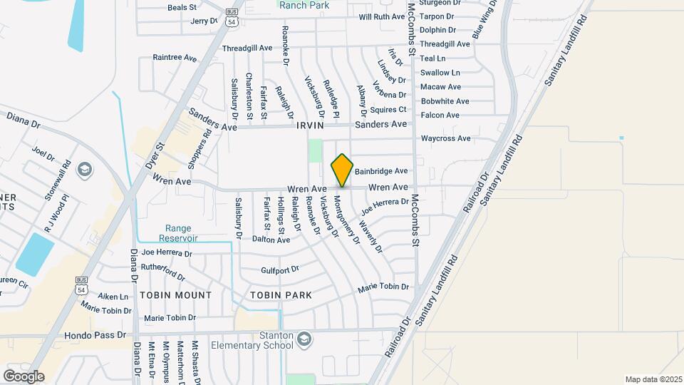 9316 Montgomery Dr Map and Location Details