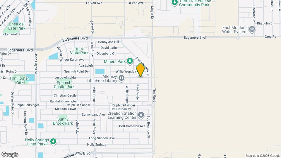 14936 Harry Flournoy Ave Map and Location Details