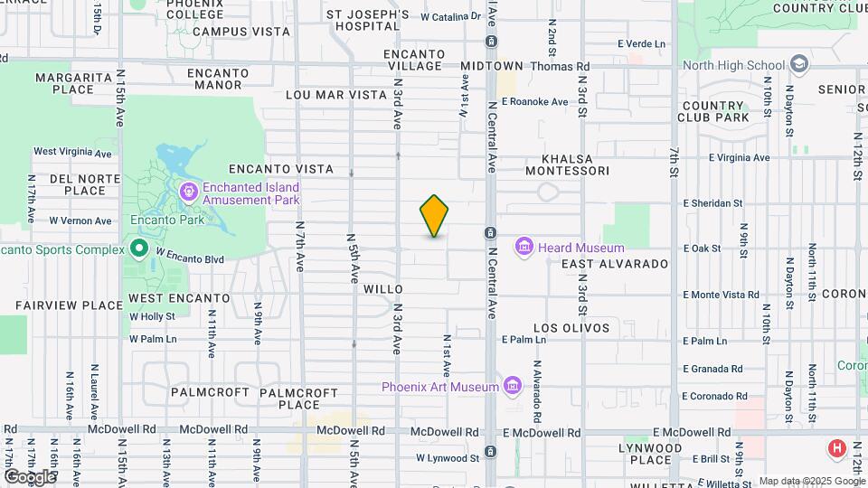 58 W Encanto Blvd Map and Location Details