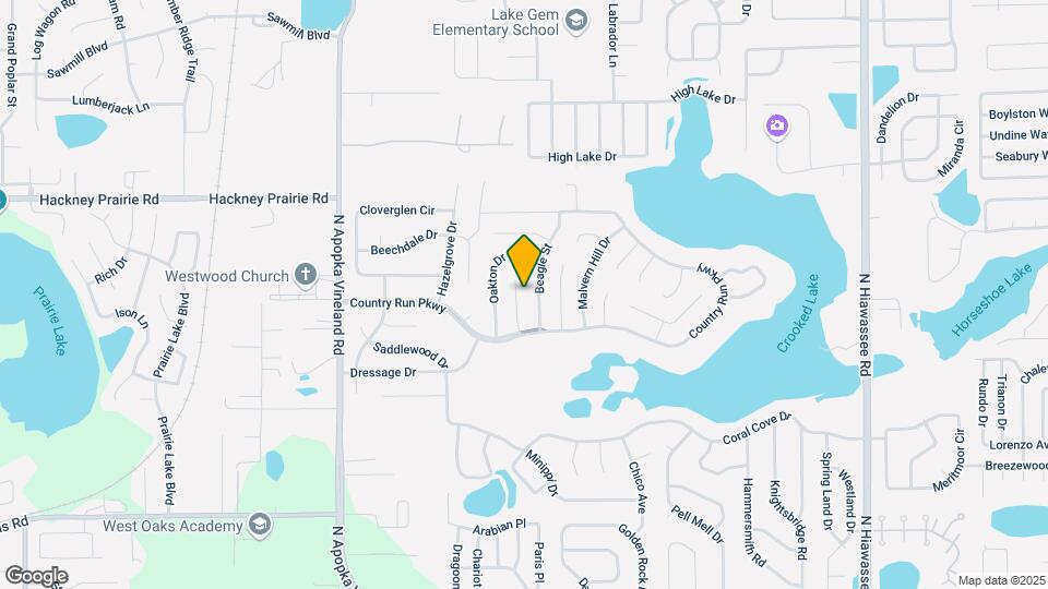 4433 Oakham Ct Map and Location Details