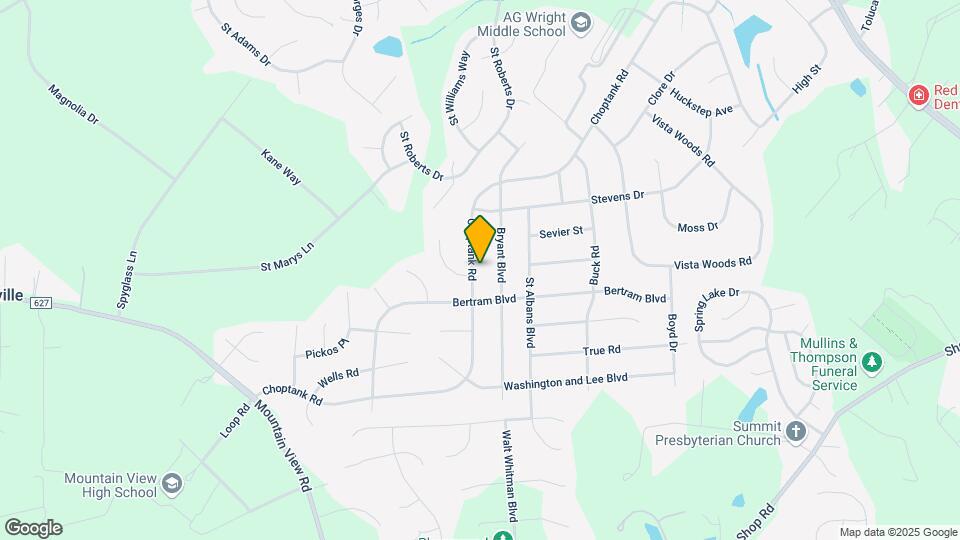 214 Choptank Rd Map and Location Details