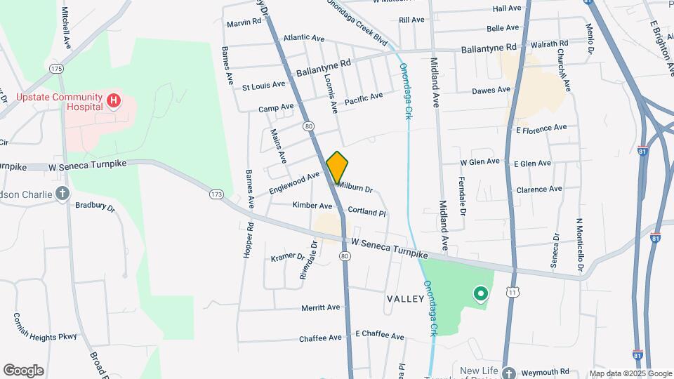 1405 Valley Dr Mapa y Detalles de la Ubicación