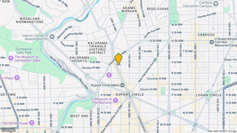 1733 Connecticut Ave NW Map and Location Details