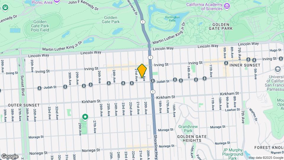 1391 20th Ave Map and Location Details