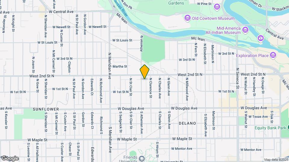 244 N Athenian Ave Map and Location Details