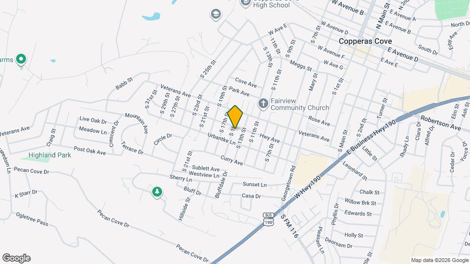 1103 S 15th St Map and Location Details