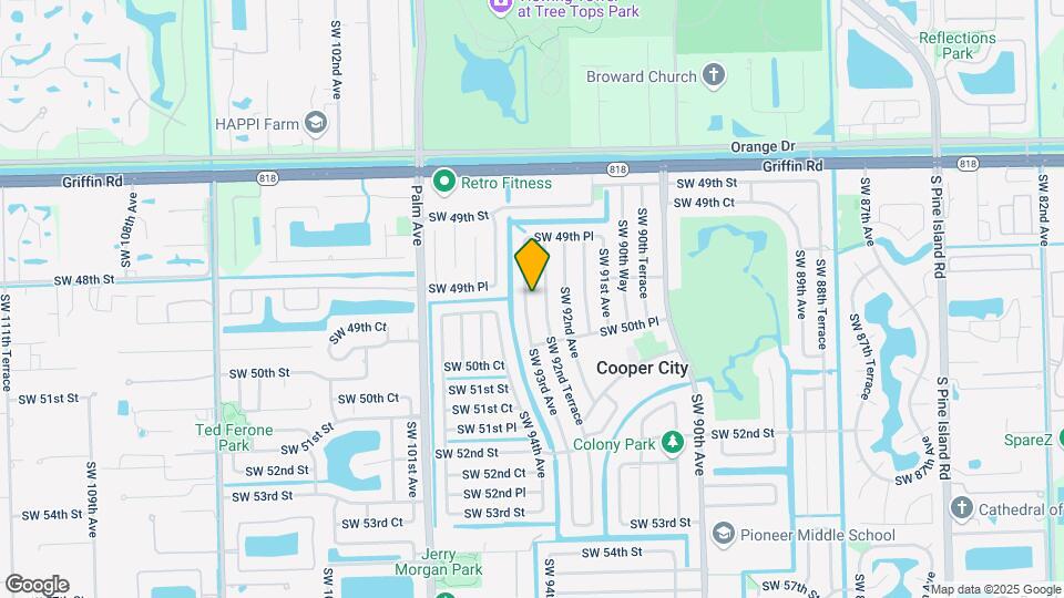 5010 SW 93rd Ave Map and Location Details