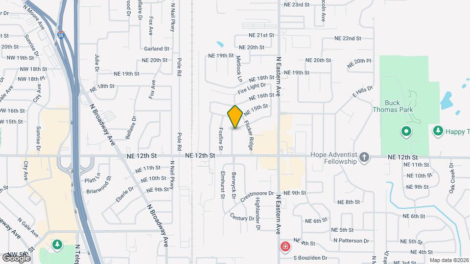 500 NE 14th St Map and Location Details