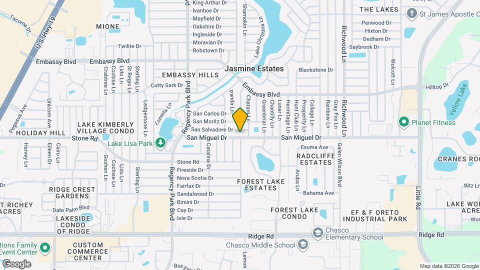 7435 San Miguel Dr Map and Location Details