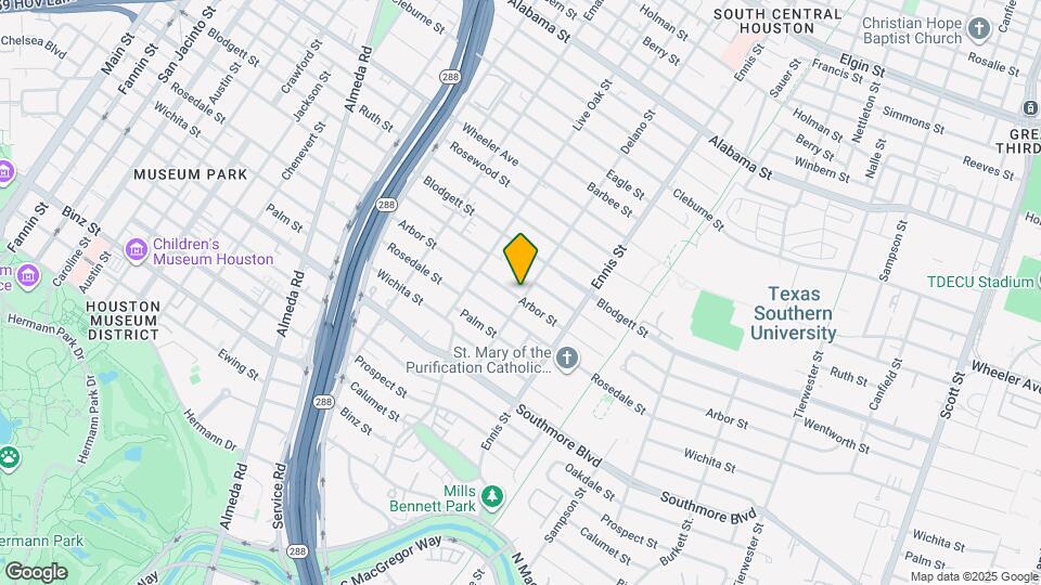 4838 Delano St Map and Location Details