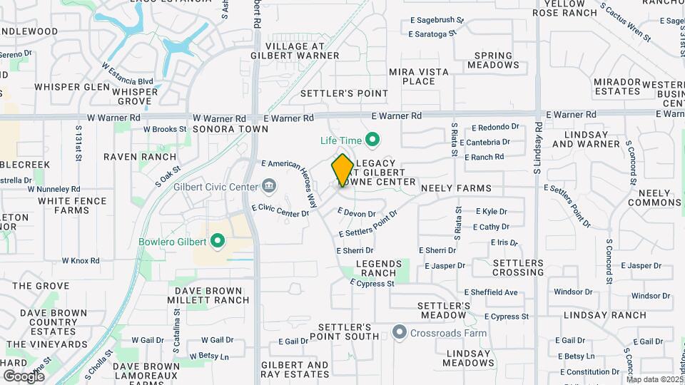 254 E Nunneley Rd Map and Location Details