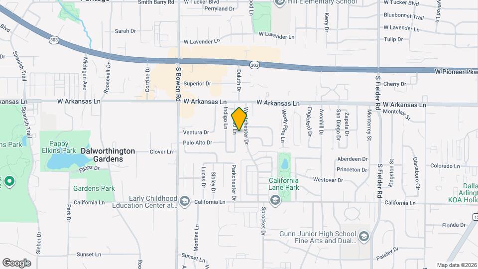 2501 Lido Ln Map and Location Details