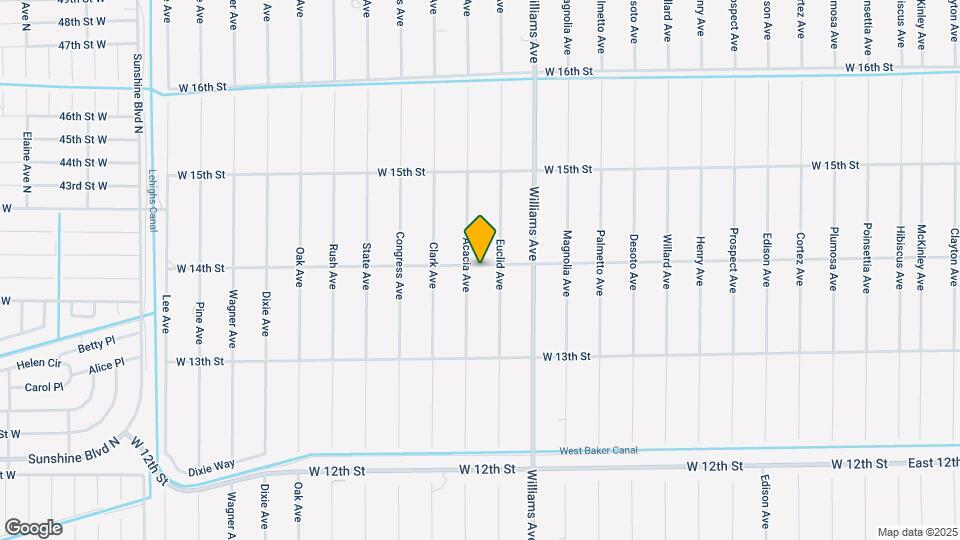 1205 W 14th St Map and Location Details