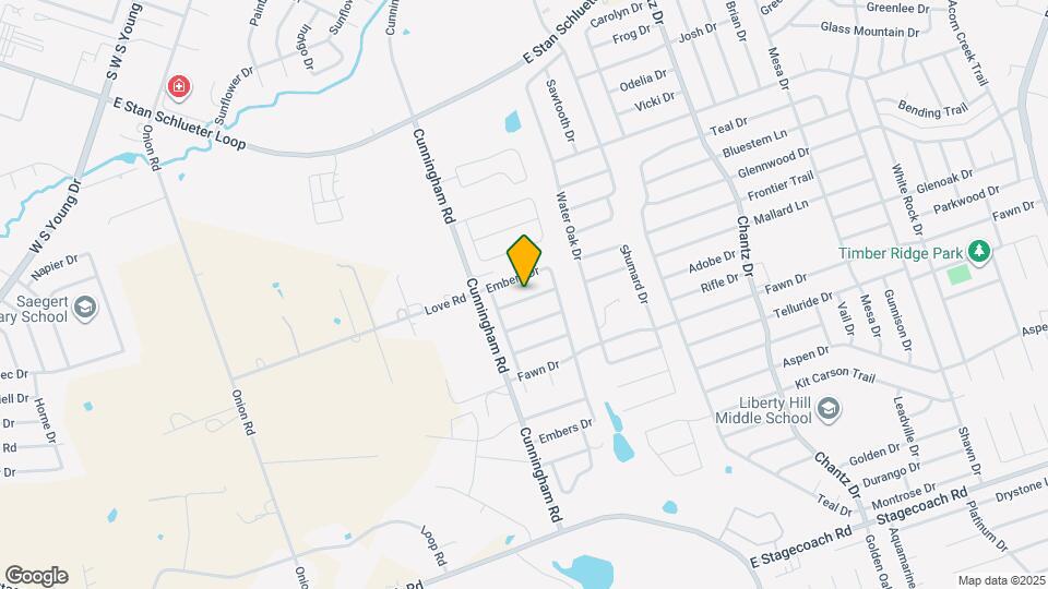 4201 Lost Oak Dr Map and Location Details