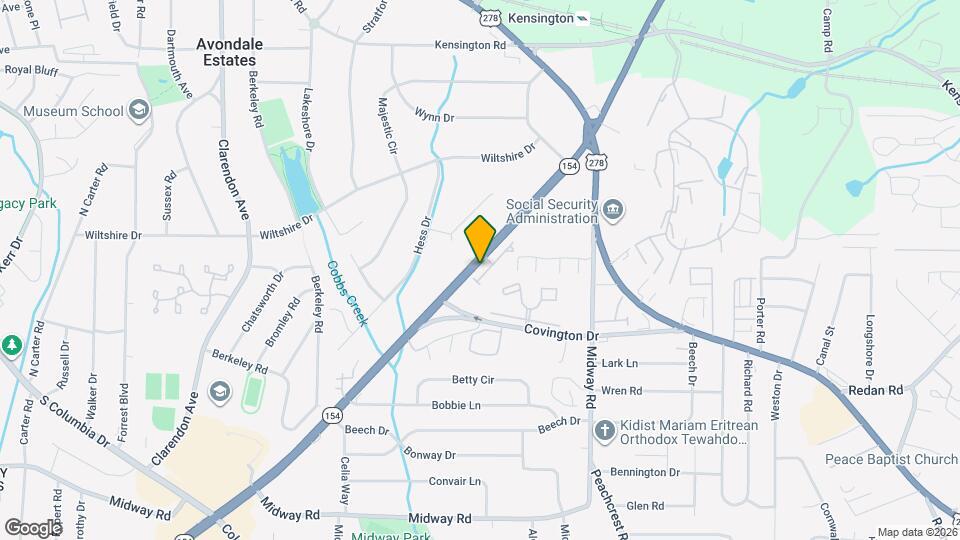 1095 N Village Dr Mapa y Detalles de la Ubicación