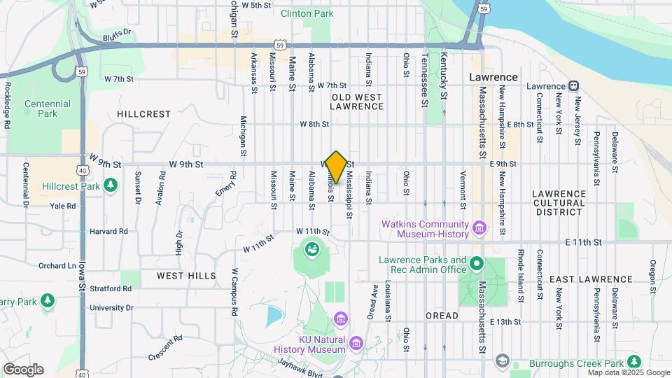 934 Illinois St Map and Location Details