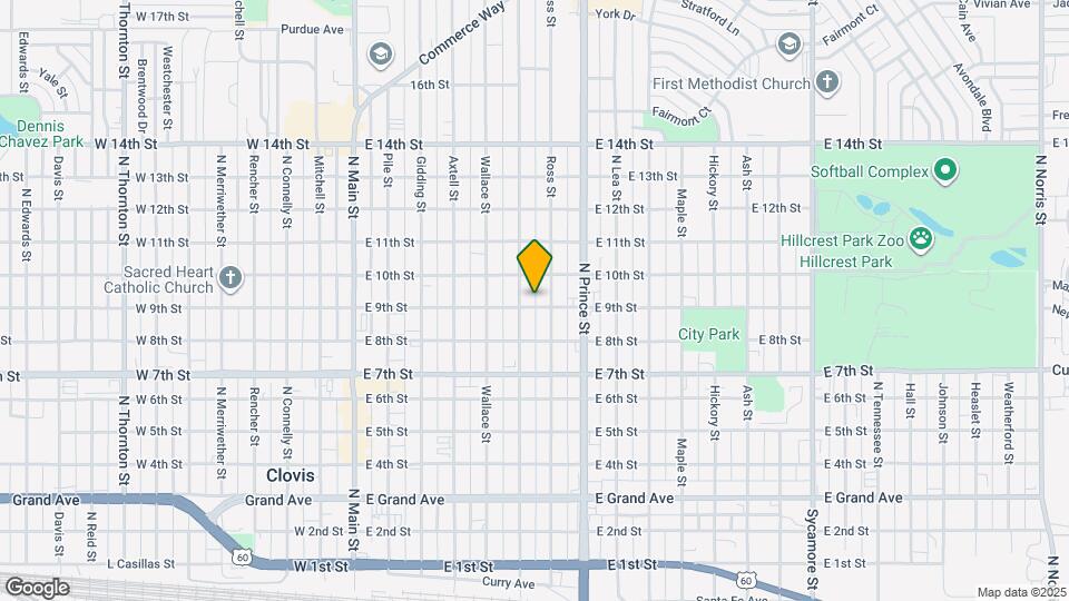 612 E 9th St Map and Location Details