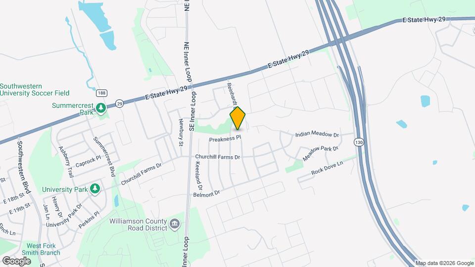 505 Preakness Pl Map and Location Details
