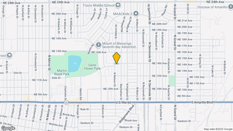 1220 N Nelson St Map and Location Details