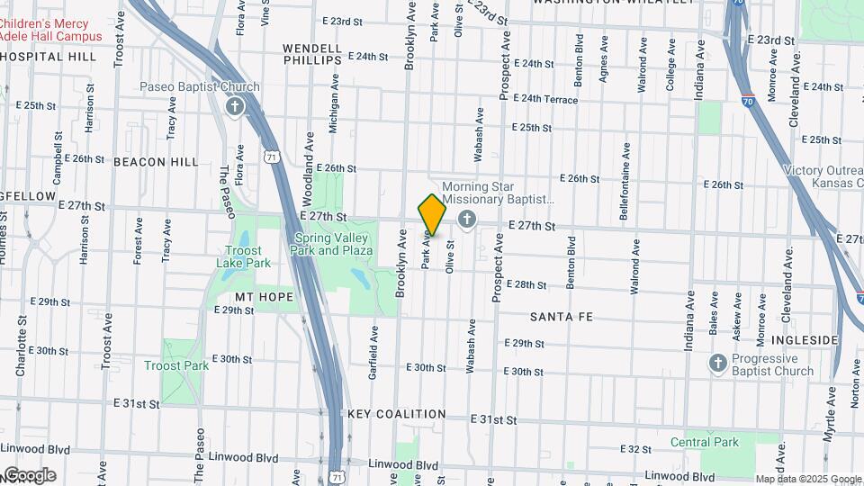 2723 Park Ave Map and Location Details