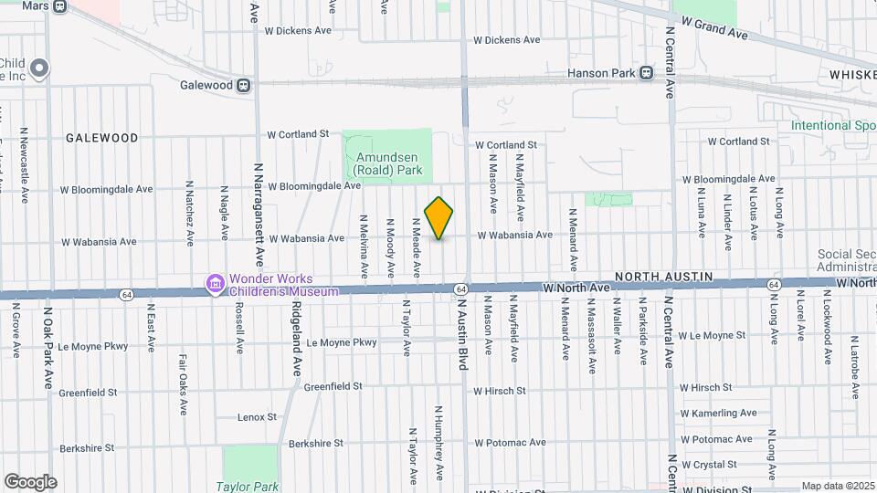 1648 N McVicker Ave Map and Location Details