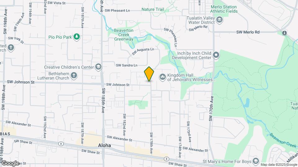 17854 SW Rudolph Ln Map and Location Details