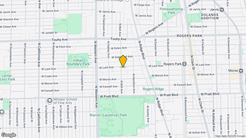 6969 N Bell Ave Map and Location Details