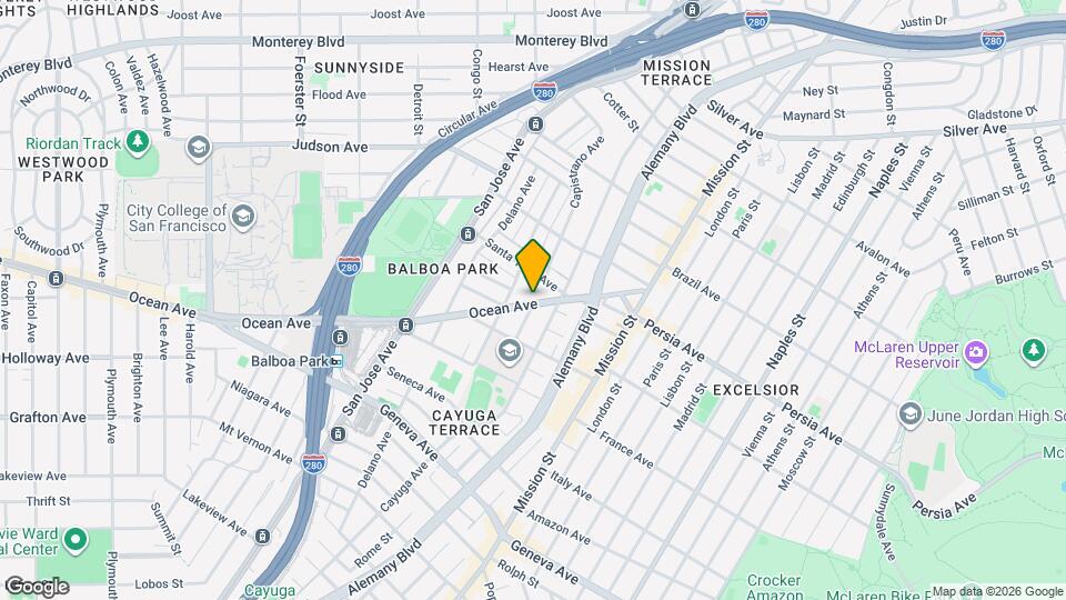 150 Ocean Ave Mapa y Detalles de la Ubicación